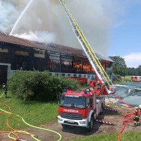 Brand Landwirtschaftliches Objekt - Alarmstufe 3